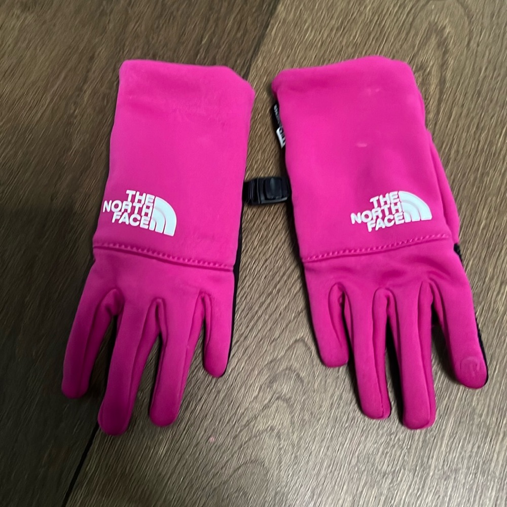 North Face Girls Thermal Lined Gloves